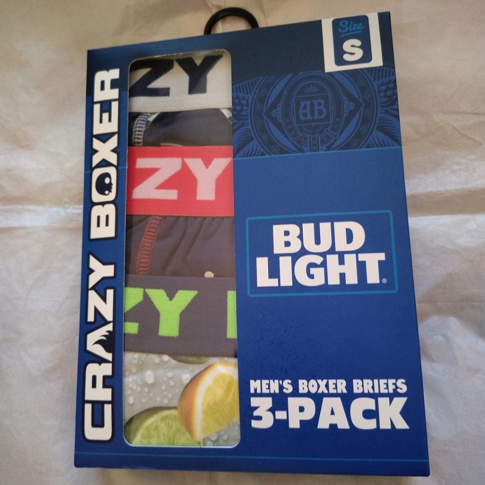 Bud Light Men's Boxer Briefs 3-Pack - Multicolor